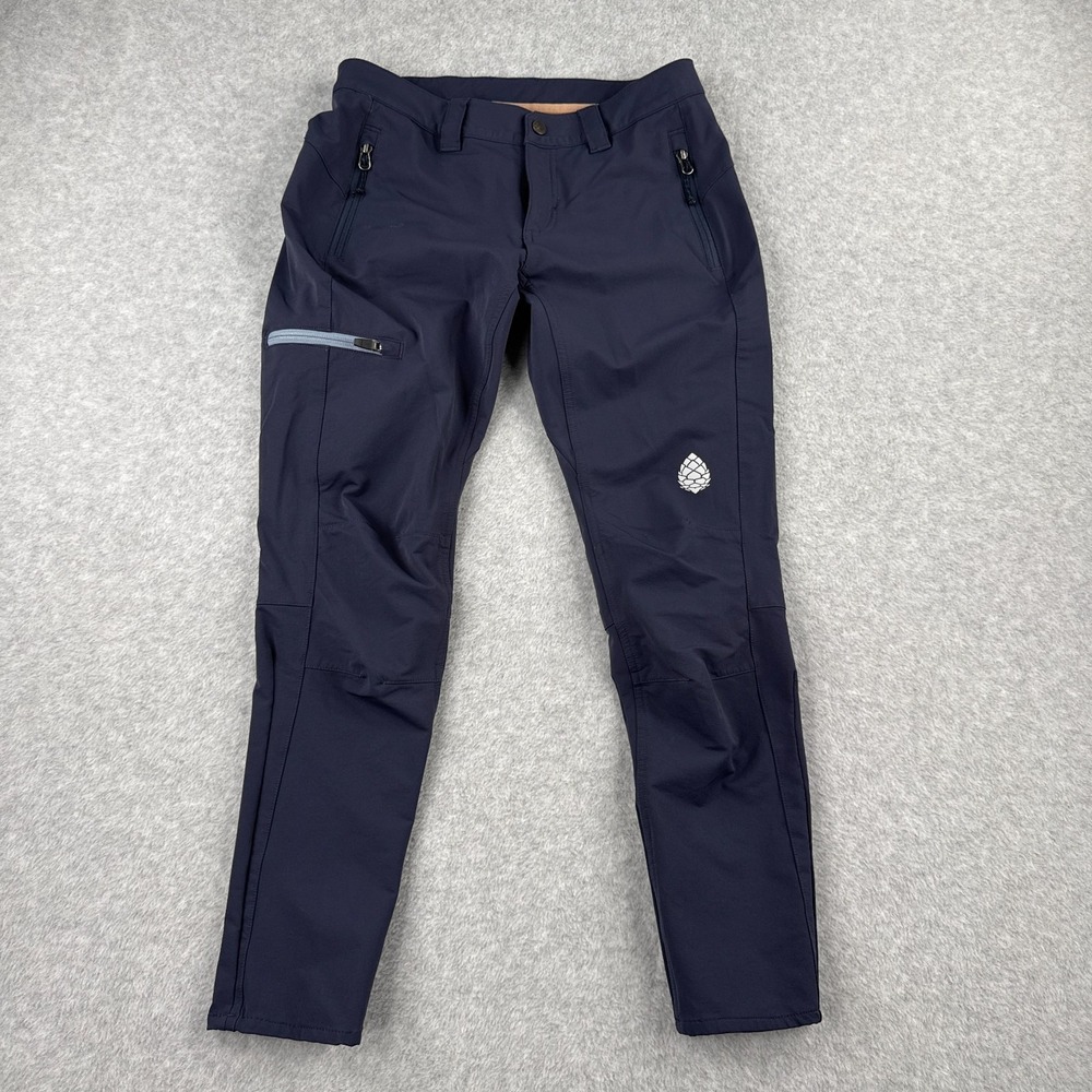 Women's Stio Softshell Hiking Pants 14 Stretch Zip Pocket Trail Technical 1265